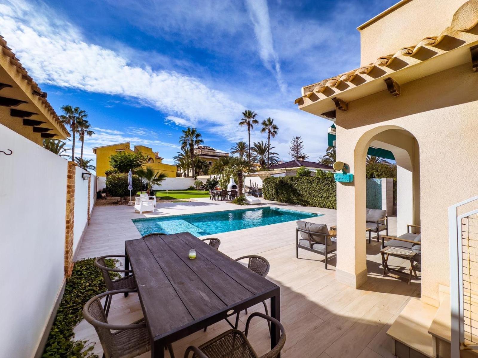 Beach Villa Playa Flamenca Orihuela Exterior foto